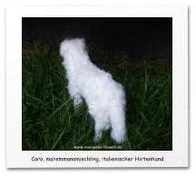 Nadelgefilzte Hunde, Mischling, Filzhund,