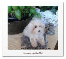 Nadelgefilzte Hunde, Mischling, Filzhund,needle felting,