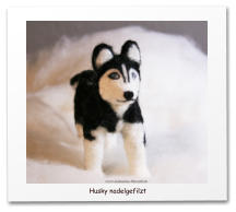 Nadelgefilzte Hunde, Mischling, Filzhund,needle felting,