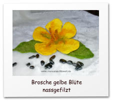nassfilzen, wetfelted, Blüten, BLumen, Lilien, Mohnblumen, Wohnaccessoire,Flower, wet felted flower,  